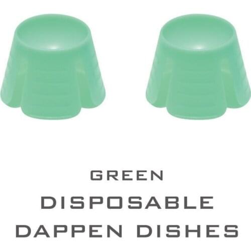 100pcs / bag Dental Multi-purpose Disposable Dentist Dappen Dishes Green For Sale