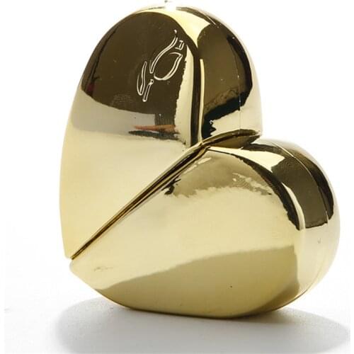 20pcs 25ml Metal Multicolor Heart Spray Empty Perfume Bottle Heart Design Travel Perfume Refillable Spray Glass Bottle Gold Pink