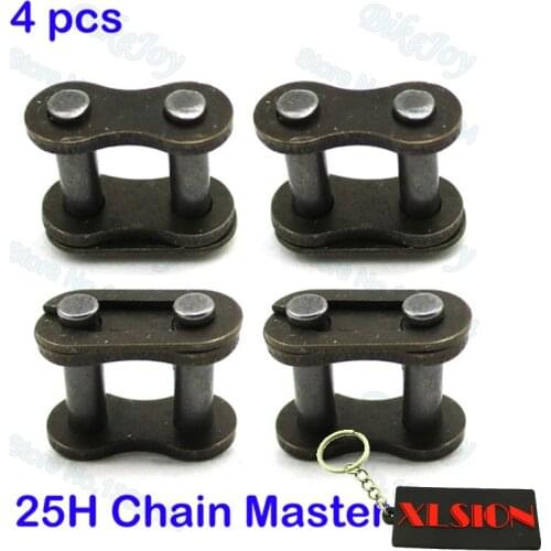 4pcs/pack 25H Chain Spare Master Link For 2 Stroke 33cc 43cc 47cc 49cc Mini Moto Kids ATV Quad Dirt Pocket Bike Gas E Scooter