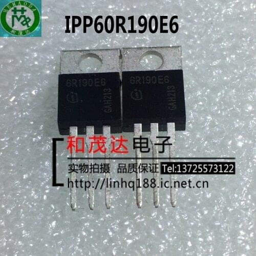 5PCS/ IPP60R190E6 6R190E6 TO-220 TO220