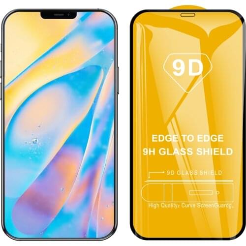 9D Full Cover Tempered Glass Screen Protector For iPhone 12 Pro Max iPhone12 Mini 5G Ultra Thin Explosion-proof Protective Film