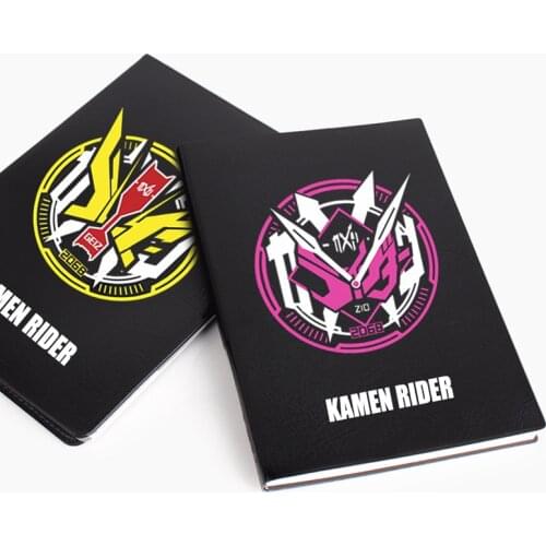 Anime Kamen Masked Rider Ex-Aid Zero-One Notebook Stationery Paper Note Book Cosplay Luminous Student Notebooks Prop Gift