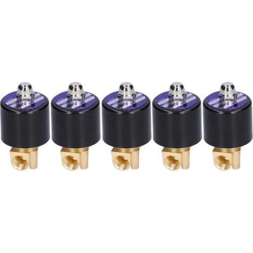 G1/4Inch Electric Solenoid Valve Small Normally Closed For Water Air Diesel For 2W-025-08 Industrial Supplies