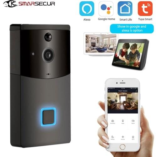Tuya Smart Wifi Doorbell Rainproof Intercom PIR Motion Detector Night Vision Security Camera
