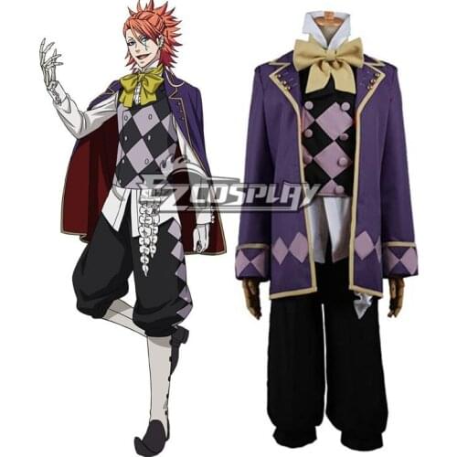 Black Butler Book of Circus Joker Cosplay Costume E001