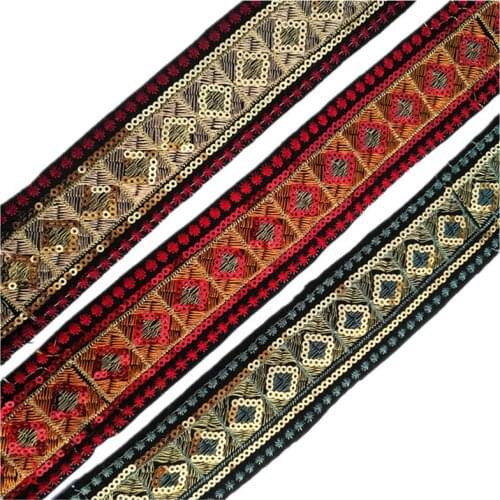 1M Lace Applique Gold Silver Black Ribbon Lace Accessories Lace Fabric For Bridal Veil Decoration HB140