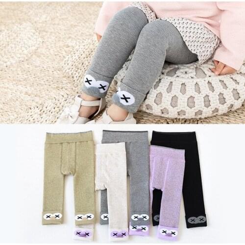 20 years of autumn and winter new plush and thick baby Leggings can be opened, baby pantyhose cute childrens Capris