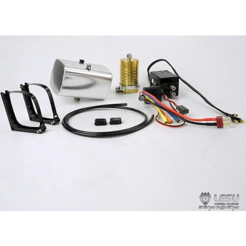 LESU 155MM Metal Tank Pump Cylinder ESC Hydraulic System for 1/14 RC Dumper Truck DIY TAMIYA Scania Benz MAN Model