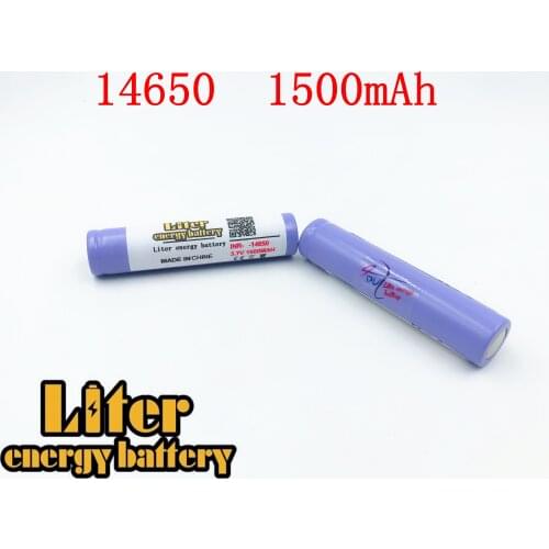 Liter energy battery 4PCS 3.7v 14650 rechargeable Battery 3.7V 1500mAh Li-ion Camera Flashlight Torch Battery