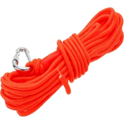 Magnet Salvage Rope Water Lifeline Floating Lifeline Floating Rope Single Hook Salvage Rope Outdoor Lifesaving Multifunction