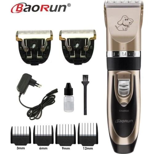 Baorun P2 Professional Pet Dog Hair Trimmer Animals Grooming Clippers Cat Cutter Machine Shaver Electric Scissor Clipper