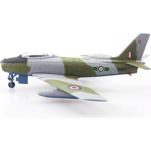 1/100 Scale WWII Army UK/US F-86 F86 Airplane Fighter Models Diecast Alloy Toys Display Show Adult Children Collections Gift