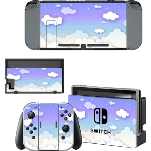 Pure White Cloud Nintendo Switch Skin Sticker NintendoSwitch stickers skins for Nintend Switch Console and Joy-Con Controller
