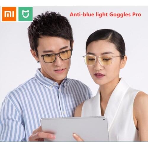 Original Xiaomi Anti-blue light Goggles Pro Xiaomi Glasses 50% Blue Blocking Rate Minimal Design Double-sided Oil Resistance