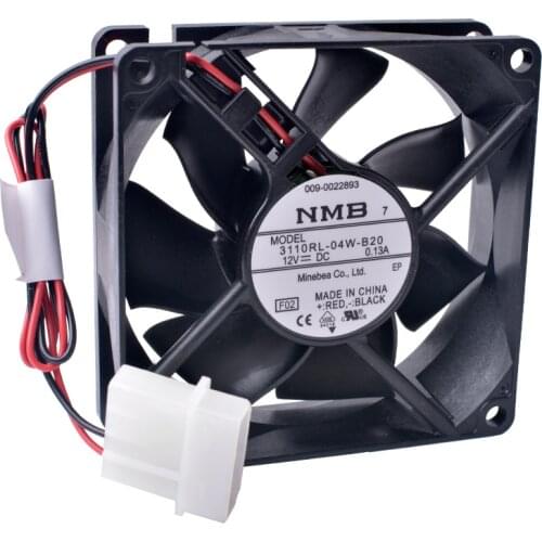 COOLING REVOLUTION 3110rl-04w-b20 80mm fan 8cm 80x80x25mm 12V 0.13a Double ball bearing computer power air flow cooling fan