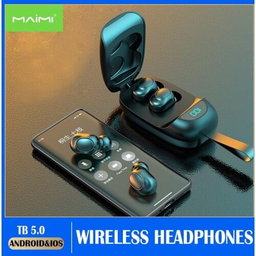 TWS Bluetooth Earphones Wireless Earbuds For Noise Cancelling Headsets With Microphone Handsfree Headphones