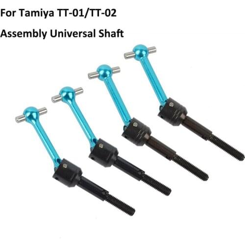 4PCS Aluminum Alloy TT-02 Universal Assembly Swing Shaft for Tamiya TT01/TT02/TA04 TT-01 53792 OP.792 1/10 RC Drift Car Parts