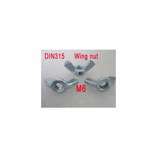 Wkooa M4 M5 M6 M8 Thumb Nuts Wing Butterfly Nut Carbon steel