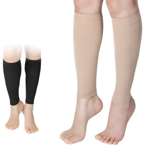1Pair Medical Secondary Compression Socks Elastic Leg Calf Sleeve Socks Varicose Veins Treat Pressure Stockings Leg Warmers S-XL