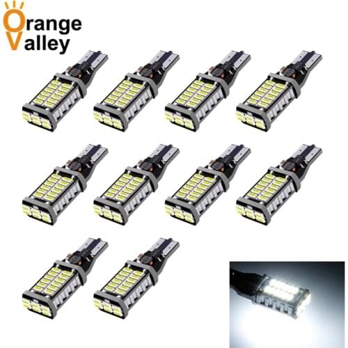 10PCS T15 W16W 30 SMD LED 4014 Car Auto Reversing Lamps Stop Light Back up Lights Reverse Bulb