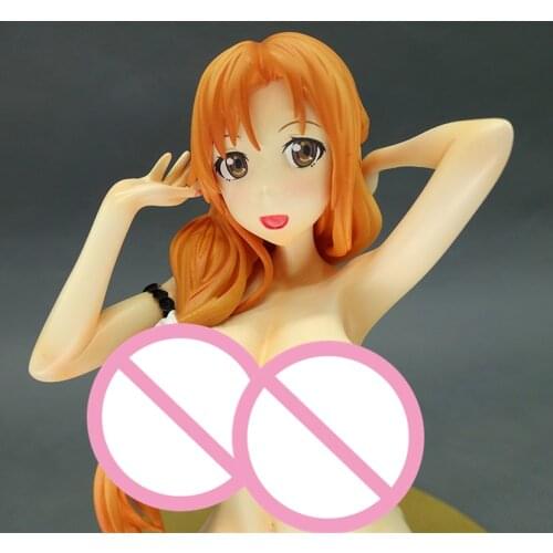 Sword Art Online Yuuki Asuna huge breast 1/6 anime girl figure naked anime figures