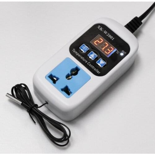 Digital Thermostat -50~110C Temperature Controller Switch AC110-220V with Socket