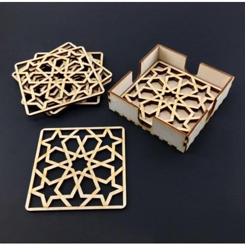 Wooden Coasters Prsonalized Engraving Housewarming Party Coaster Set Anniversary Gift Custom Wood Coaster