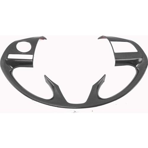 For Mitsubishi Outlander 2016-2019 2020 ABS Black Car Styling Steering Wheel Buttons Frame Deoration Cover Trim