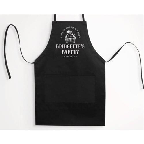 Custom Kids Cupcake Bakery Shop Apron,Childrens Baking Gifts For Toddler Girls,personalized aprons printed with name and time