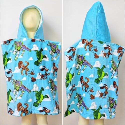 100% Cotton Frozen Elsa Anna Cloak Wearable Bath Towel Children Summer Bath Towel Blanket Bed Students Kids Girl Boy Gifts