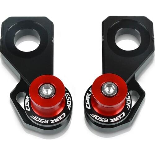 Motorcycle CNC Cotton Reels Motorbike Rear Wheel Axle Stand Pick Up Hook Set FOR Honda CBR650F 2014 2015 2016 2017 2018