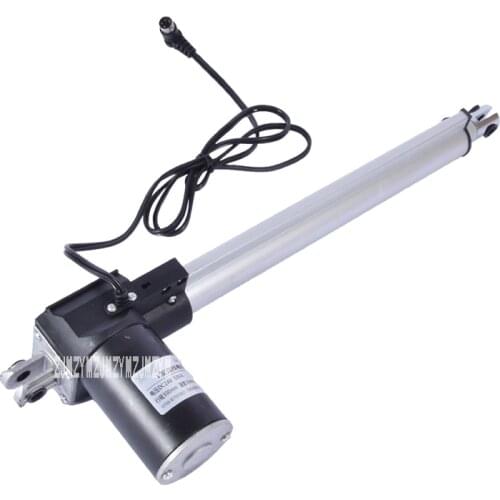 L300 12 inch corsa 300mm corsa attuatore lineare Elettrico motor DC 24V 5/10/30 mm/s Heavy Duty Pusher Progressiva 600/300/100kg