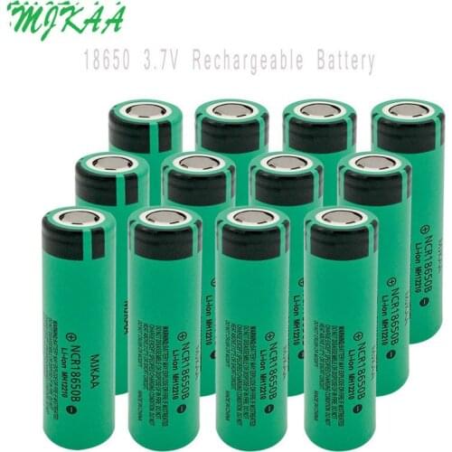 NCR 18650B 3.7 v 3400 mah Lithium Rechargeable Battery For Flashlight batteries