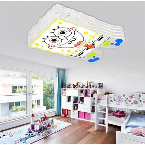Lovely children creative LED ceiling light wrought iron bedroom study ceiling lamp 110-240V