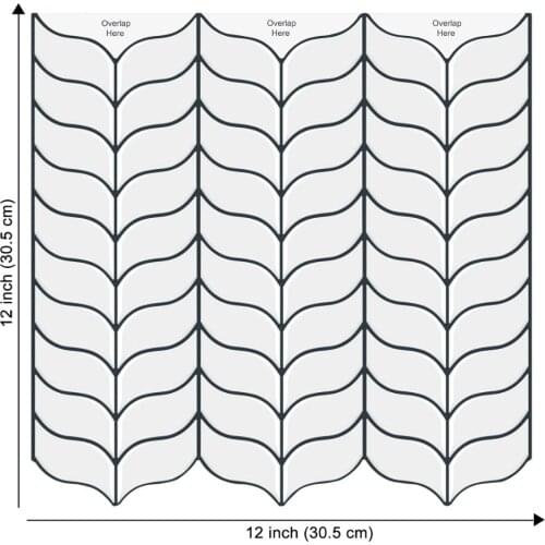 EasyTiles (30.5*30.5CM) Sample Room Decoration Wall Stickers Home Waterproof Decoration Products Easy To Cut Wall Stickers