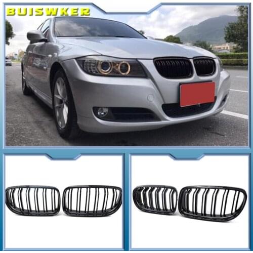 New Front Hood Kidney Grille Bumper Single Dual Grill Fit For BMW 3-Series E90 E91 2009-2012,Car accessories Replacement Part