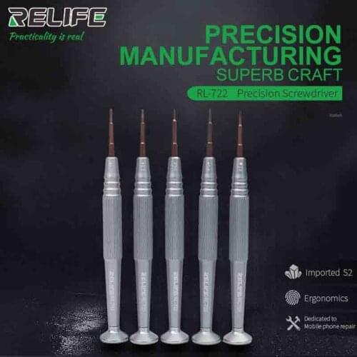 RELIFE RL-722 Precision Screwdriver for Mobile Phone Screen Repair Tools with Magnetic for IPhone Huawei