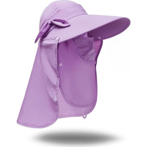 Women Hat Outdoor Summer Sun Upf50 Fisherman With Neck Flap Bucket Hats Breathable Waterproof Quick Drying Climb Accessory