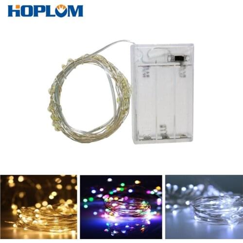 5M 50 LEDs 3x AA Battery Operated LED String Lights Starry lights Indoor Outdoor Decorating for Xmas Party Wedding
