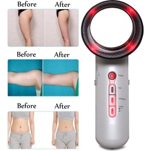 Ultrasound Cavitation EMS Face Body Slimming Massager Fat Burner Anti Infrared Galvanic Infrared Ultrasonic Weight Loss Machine