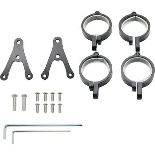 Universal Motorcycle Black 7" Headlight Mount 7 inch Head Light Housing Bracket For Honda Yamaha Suzuki Kawasaki