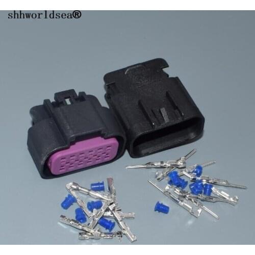 Shhworldsea 12 Pin 1.5mm car Female Male Sealed Waterproof Auto Car Wire Electric Connector Automotive Plug 15326849 15326854