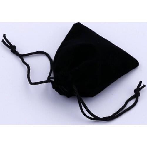 100pcs Soft Velvet Drawstring Bags Wedding Favor Pouch Gift Bag