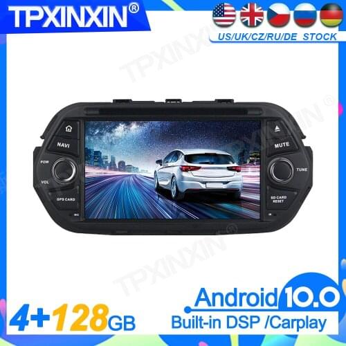 4+128GB Android 10.0 Screen For FIAT TIPO EGEA 2016 2017 2018 Car GPS Automotivo Radio Stereo Head Unit Car Multimedia Player