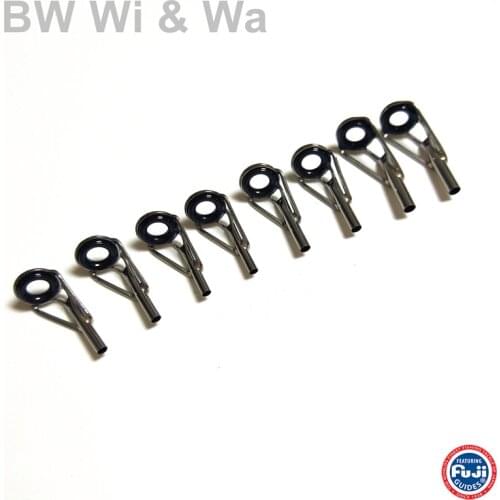 BR Wi&Wa Fuji POT bright silver tip top guide Most type of rods
