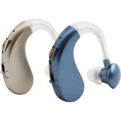 Digital Hearing Aid Sound Amplifier USB Rechargeable Hearing Aids 35hr Battery Life & Adapter 4 Silicone Tips & Cleaning Brush