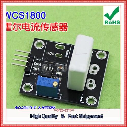 WCS1800 Hall Current Sensor Detection 35A Short / Overcurrent Protection Module Sensor board (E1A4)