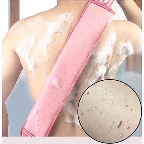 Exfoliating Body Wash Scrub Sponges Double Soft Bath Towel Brush Baths Belt Shower Brushes Scrubber Sponge Personal Washing Tool