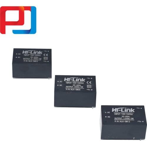 20pcs 220v 5V AC - DC isolated power supply module, HLK-5M05/HLK-5M12/HLK-5M03 switching step-down 5w power module