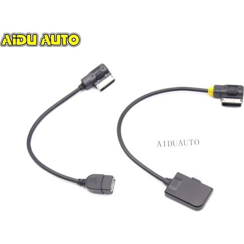 AMI MMI Cable For Iphone 5 5S 6 7 X Ipad Ipod Lightning & USB For Audi A1 A3 A4 A5 A6 A7 A8L A6L Q5 Q7 Q3